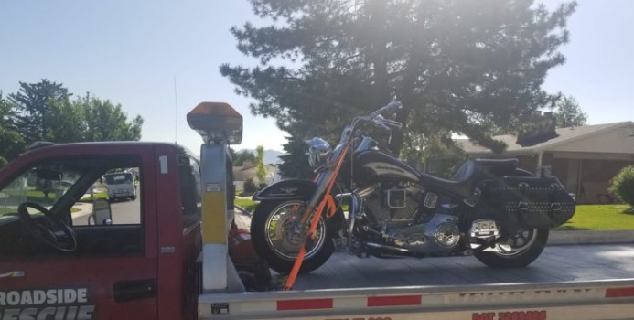 flatbed motorcycle towing