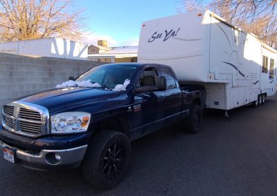 towing a 5th wheel trailer