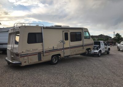 towing an old motorhome in west valley city