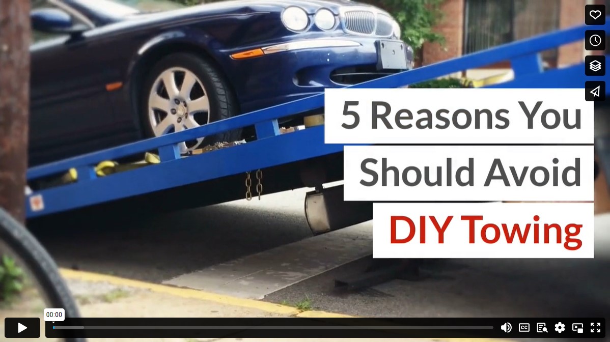 5 Reasons You Should Avoid DIY Towing